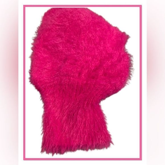 No Boundaries size L/G Pink, Fuzzy V Neck Sweater - Picture 4 of 8